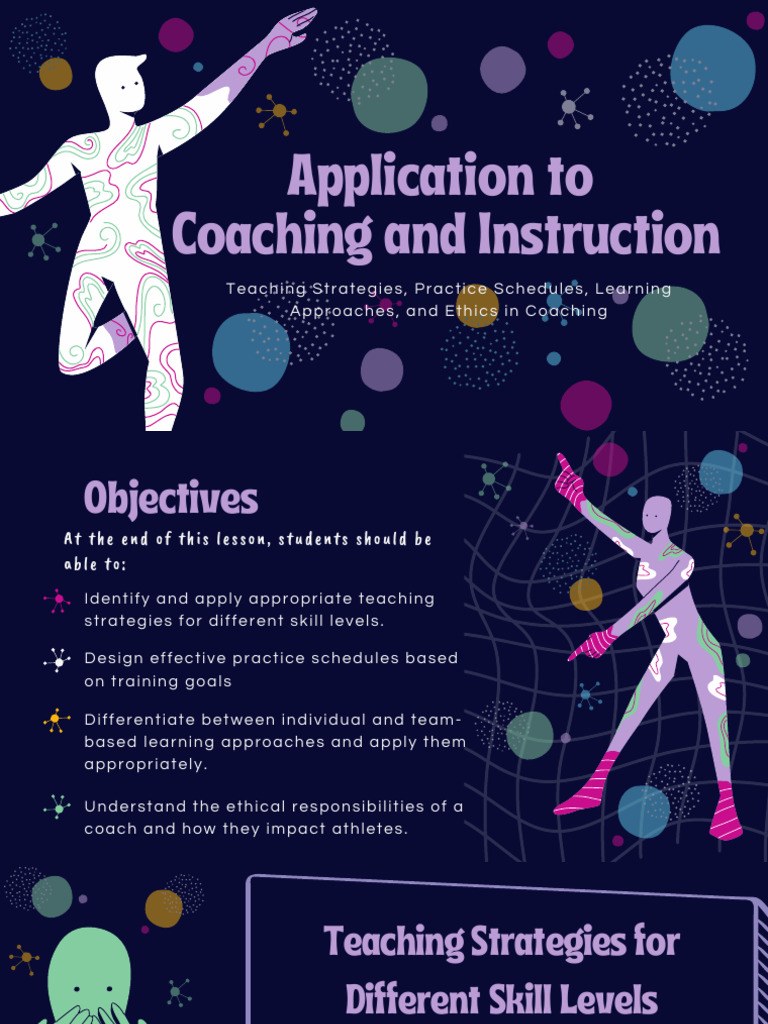 Application To Coaching and Instructions | PDF | Learning | Behavior ...
