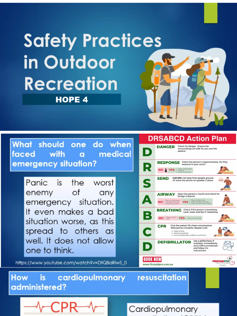 Outdoor Recreation Safety Practices | PDF