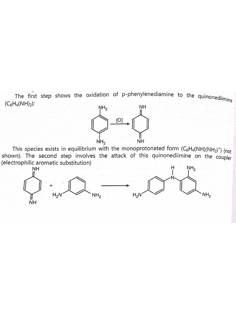 PPD Reaction Steps | PDF