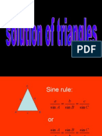 add maths Solution of triangles