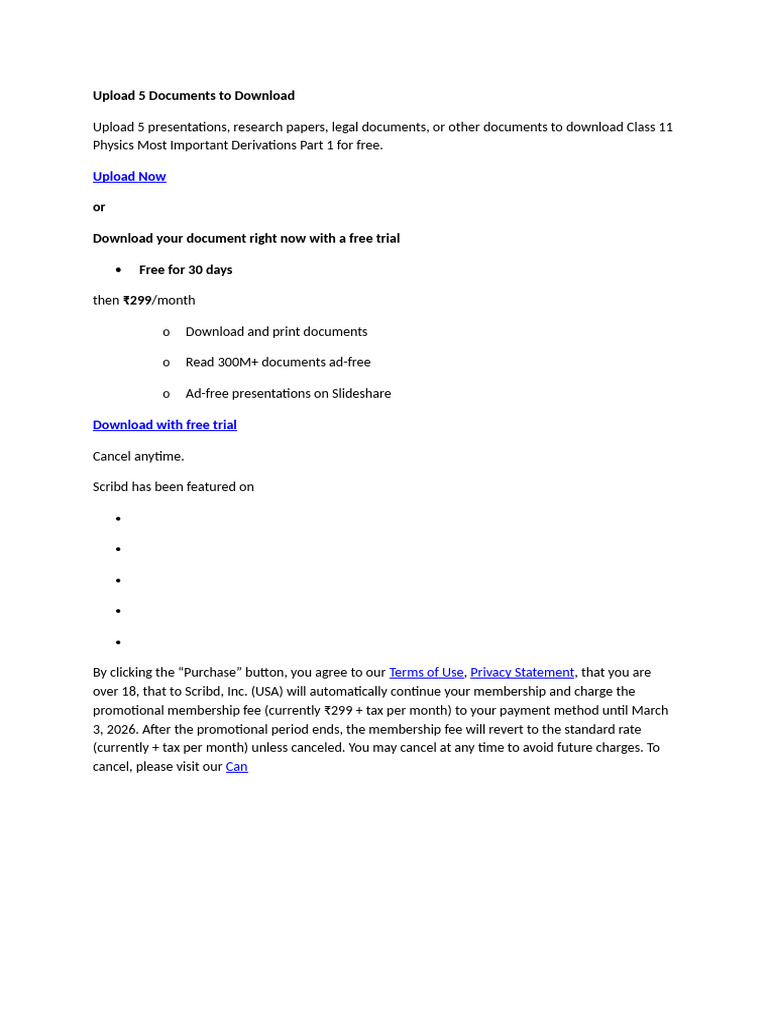 Upload 5 Documents To Download | PDF