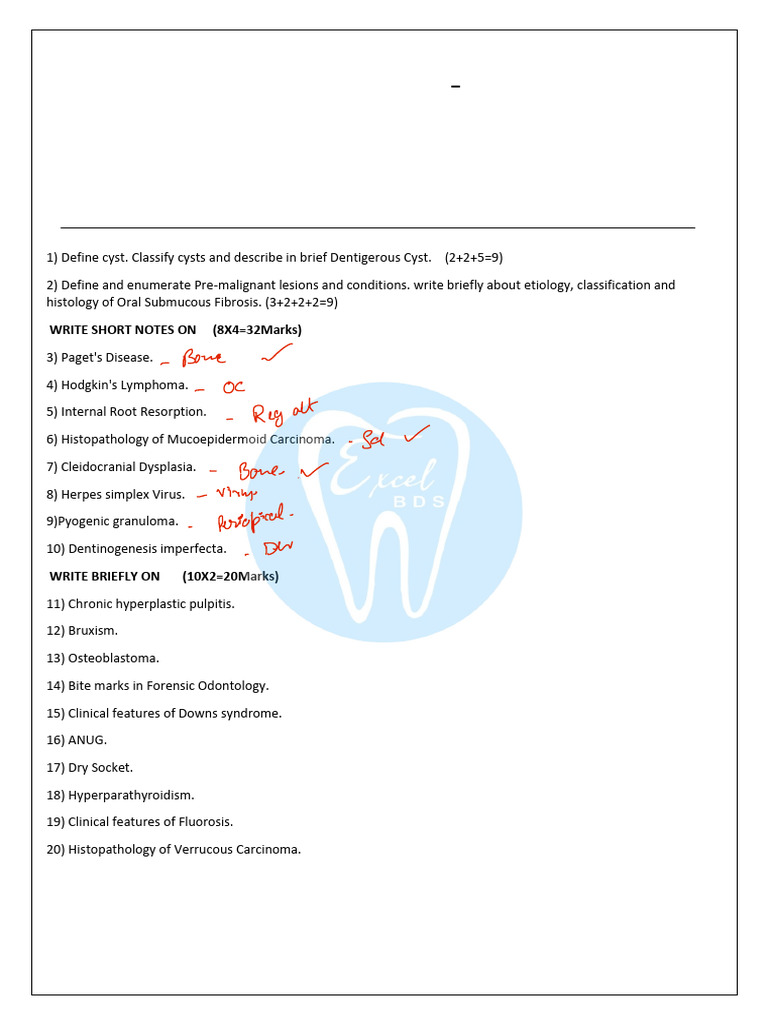 Oral Pathology 2020 2010 | PDF | Pathology | Human Tooth