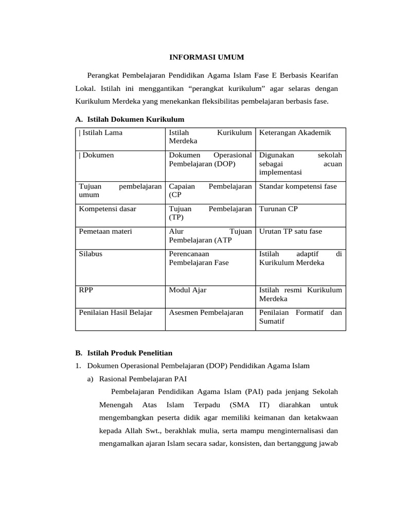 Informasi Umum | PDF