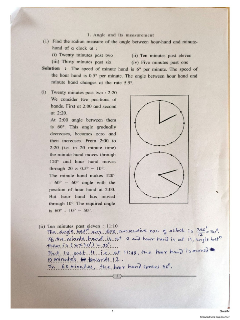 Pract. 1 - Angle and It's Measurement. | PDF