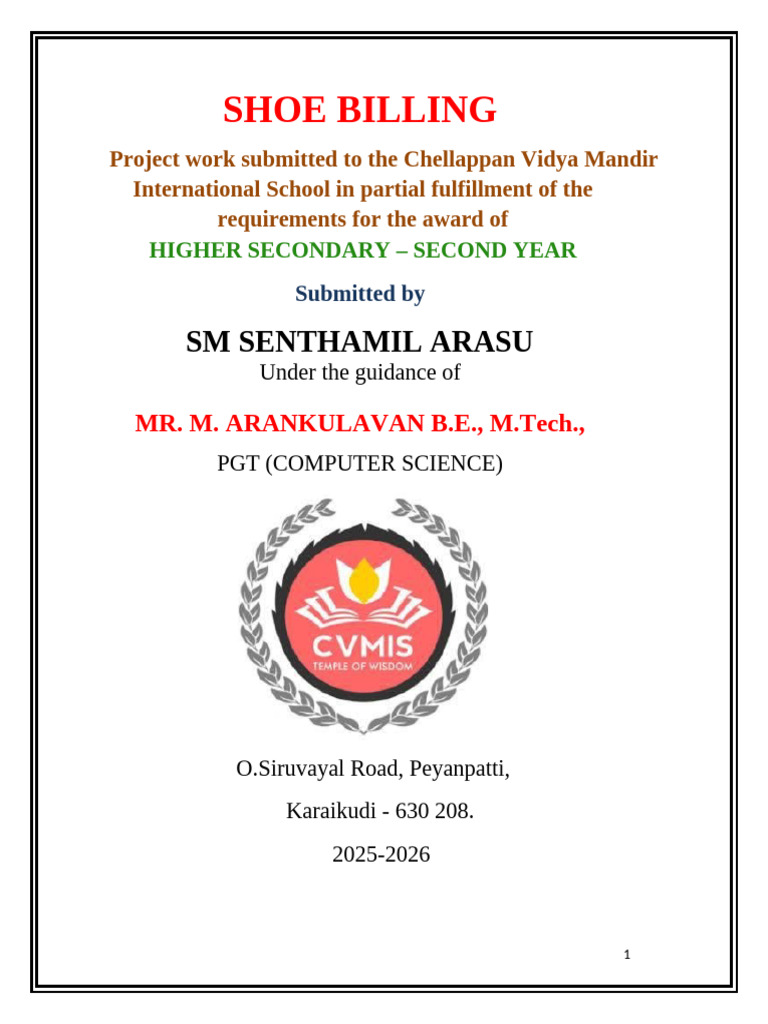 Cs Modified Project (Final) | PDF | Python (Programming Language ...