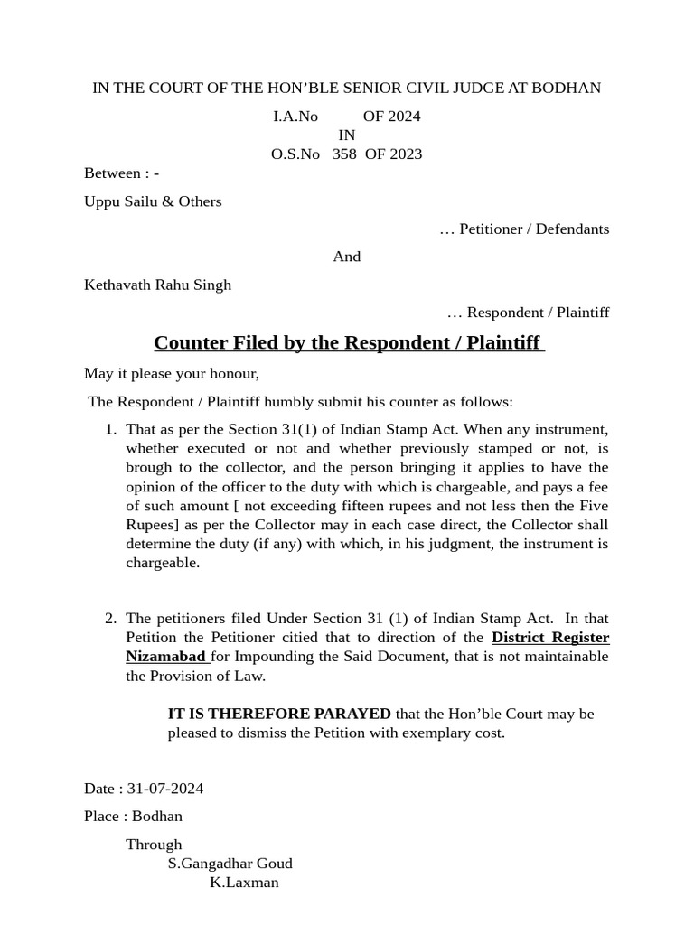 Sailu Counter | PDF