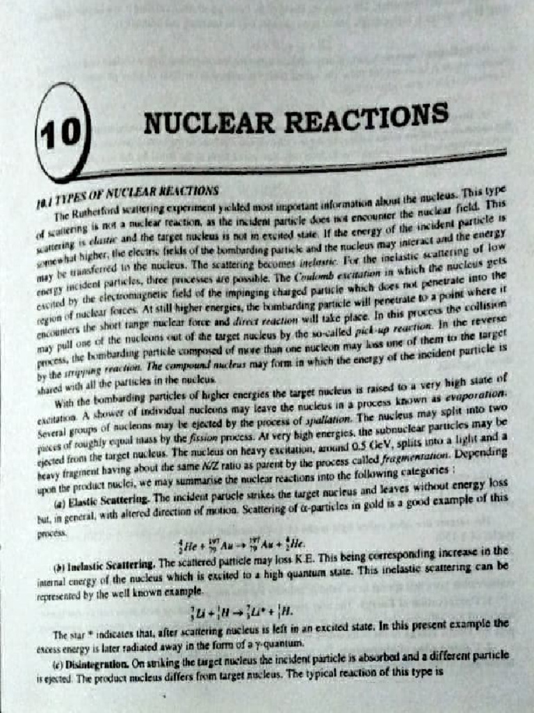 Nuclear Physics Unit 3 | PDF