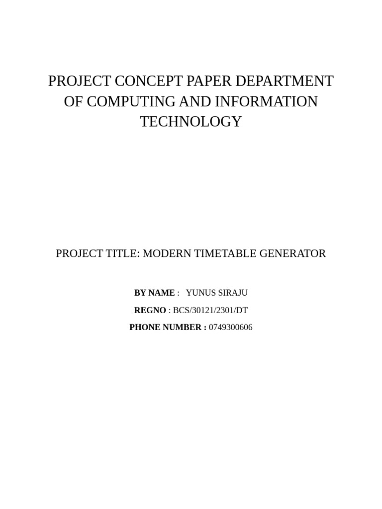 Modern Timetable Generator | PDF | Scalability | Computing