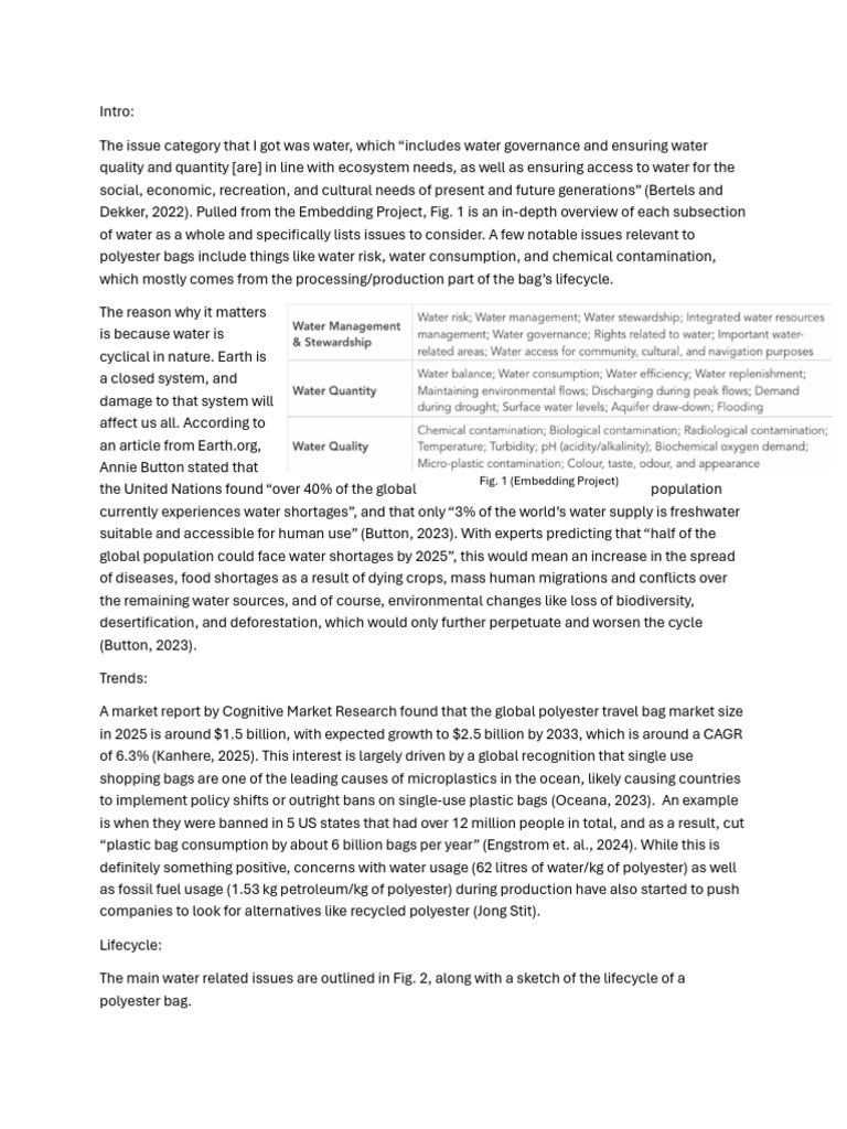 Issue Memo | PDF | Water | Water Scarcity