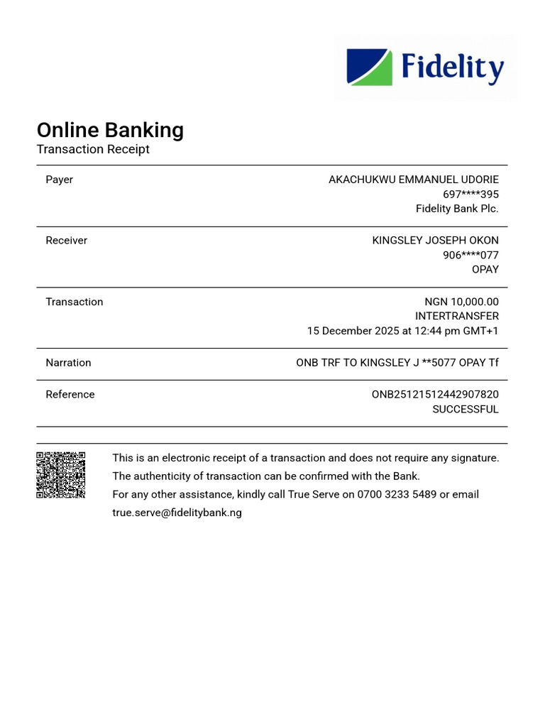 Transaction Receipt | PDF