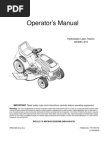 Huskee Riding Mower Manual | Tractor
