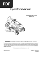 Huskee Riding Mower Manual | Tractor