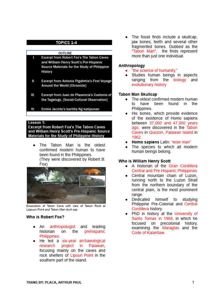 Riph Prelim Reviewer | PDF | Philippines | Spanish East Indies