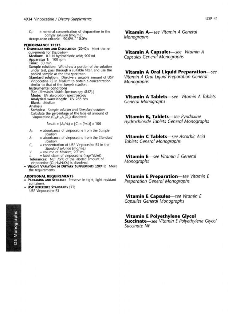 Dietary Suppliment Vitamin | PDF