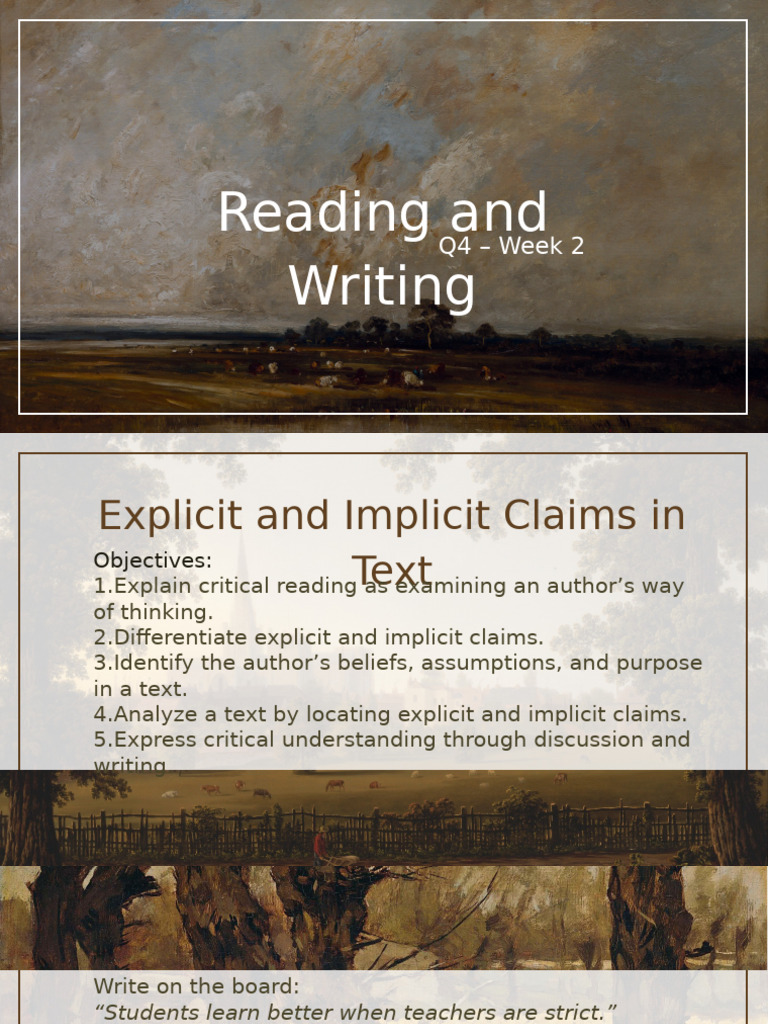 Reading & Writing 2 | PDF | Learning | Thought