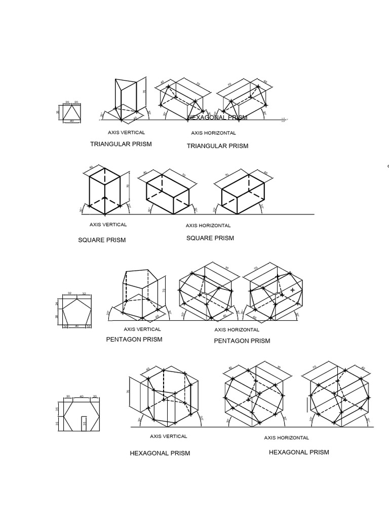 Isometric Projection - 1 | PDF | Linear Programming | Polytopes