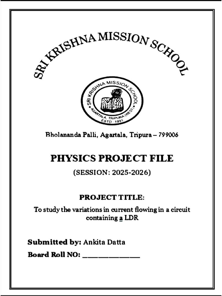 Physics Project 1 | PDF