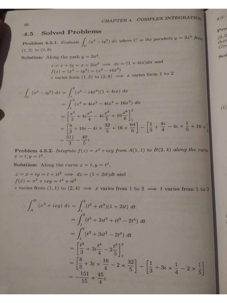 Complex Integration | PDF