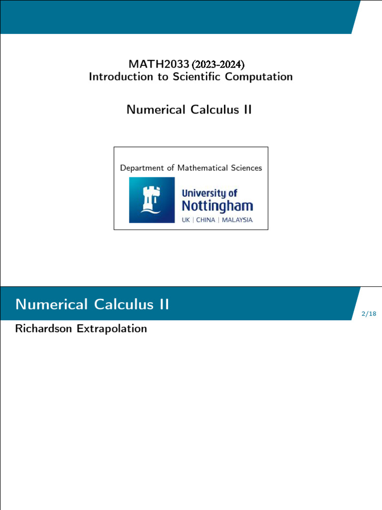 Lecture 4 | PDF | Calculus | Mathematical Concepts