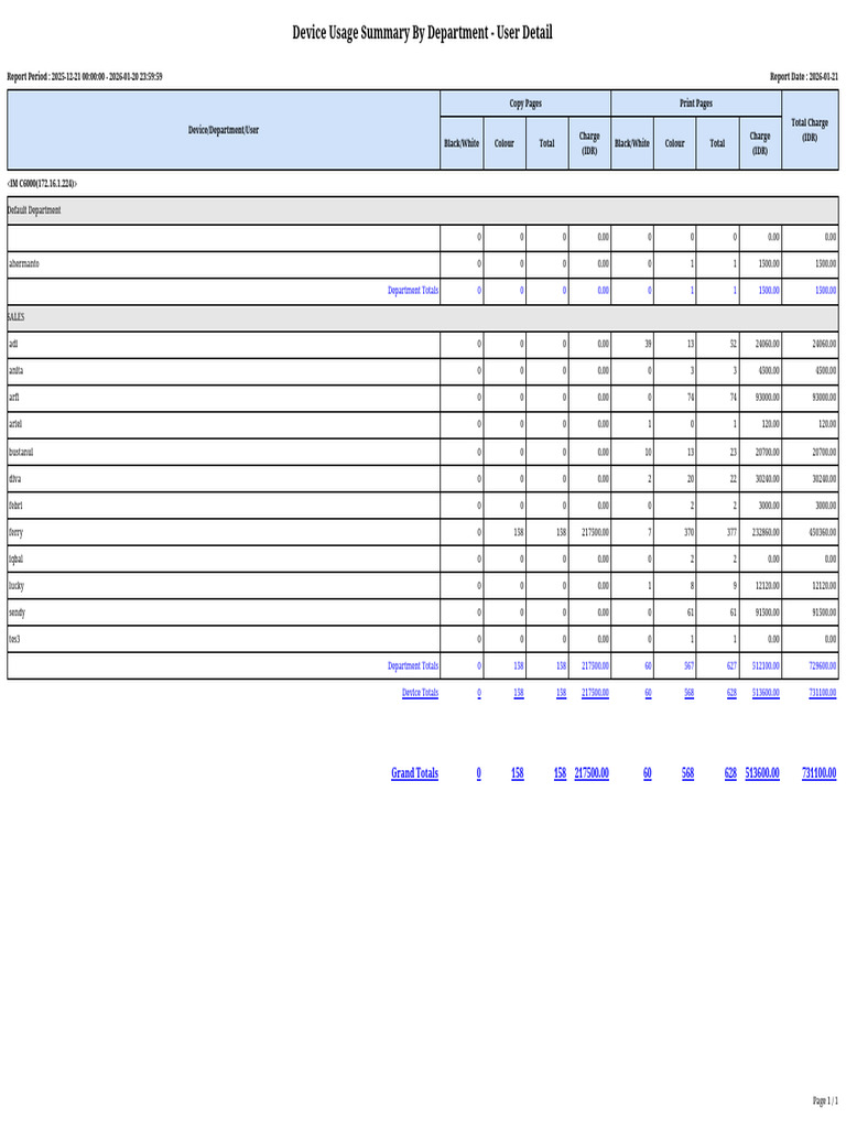 DeviceUsageByDepartment_UserReport | PDF