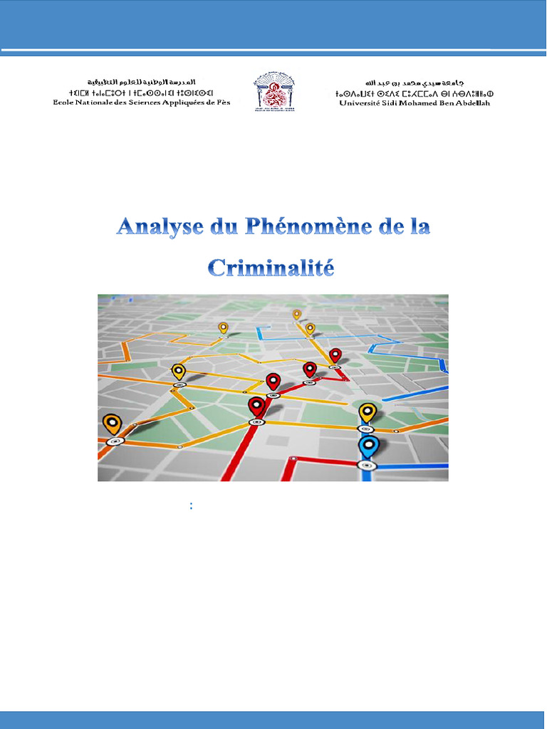 Projet SIG Final | PDF | Crimes | Crime et violence