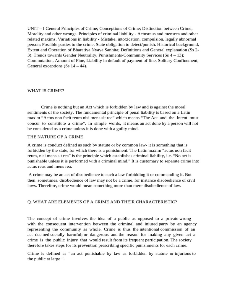 Bns Notes | PDF