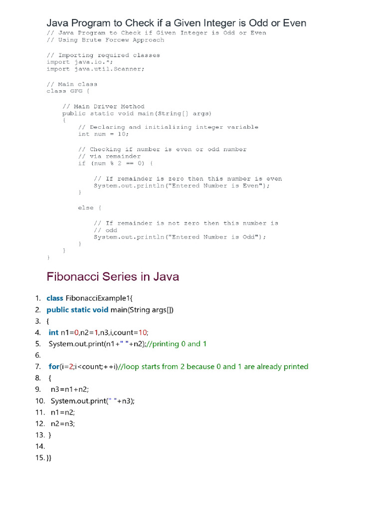 Java Program For Lab UCSE373 | PDF