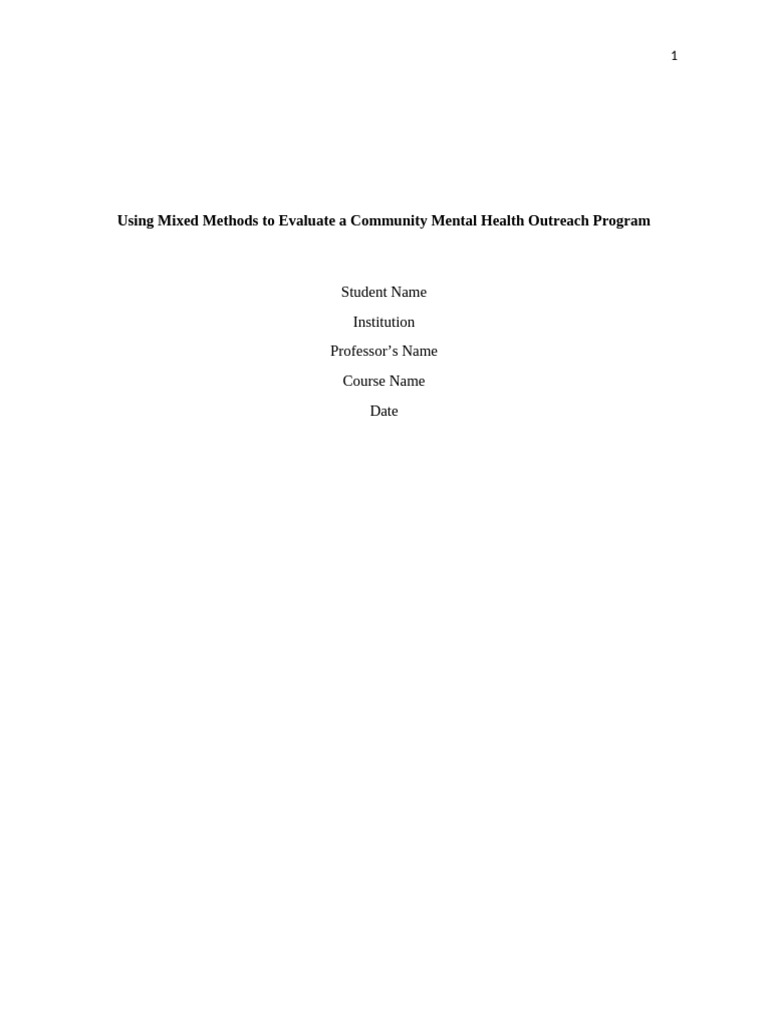 Assignment 1 - Qualitative Methods | PDF | Qualitative Research ...
