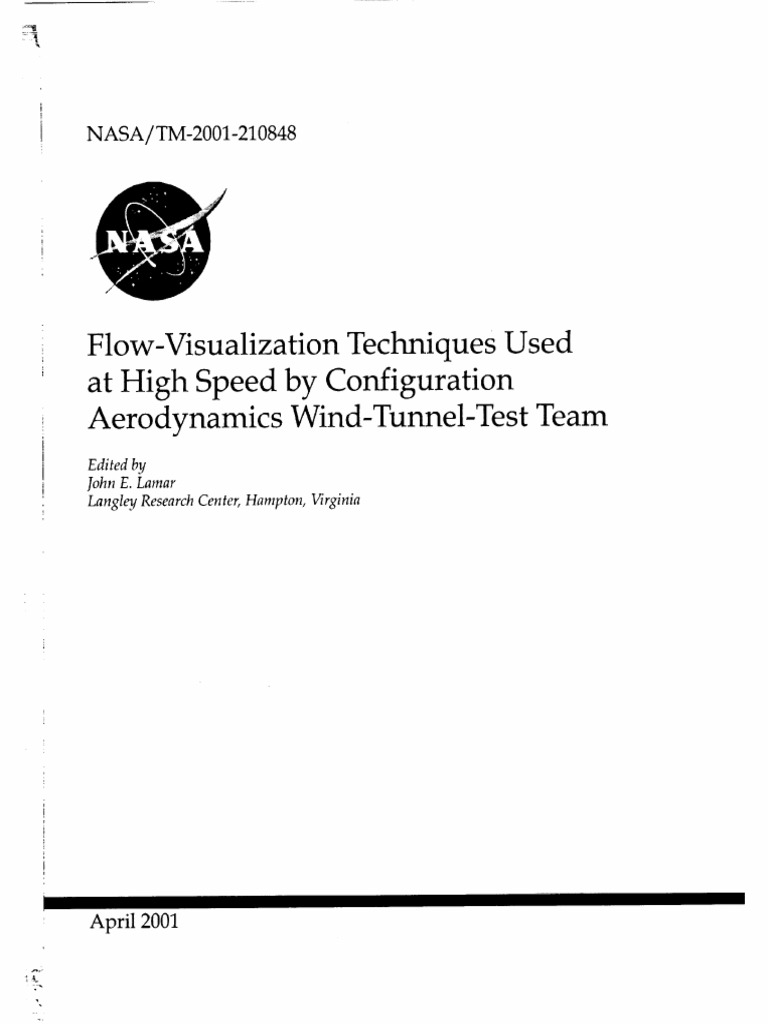 Flow Visualization Techniques Used at High Speed by Configuration ...