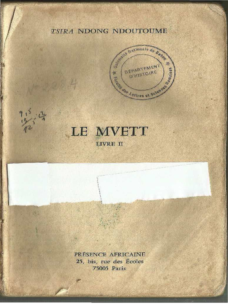 Le Mvett Livre 2 | PDF