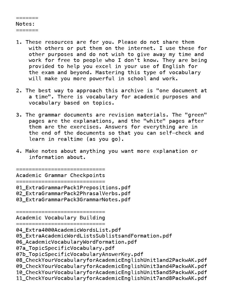 00 Read This First | PDF