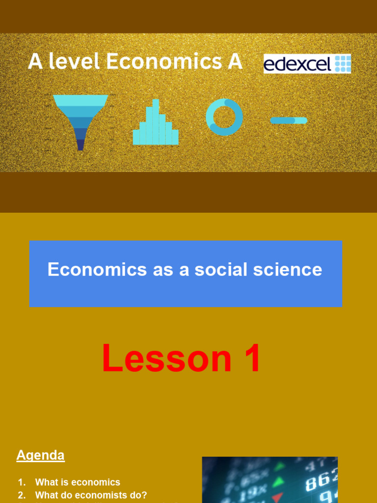 1. Economics as a Social Science | PDF