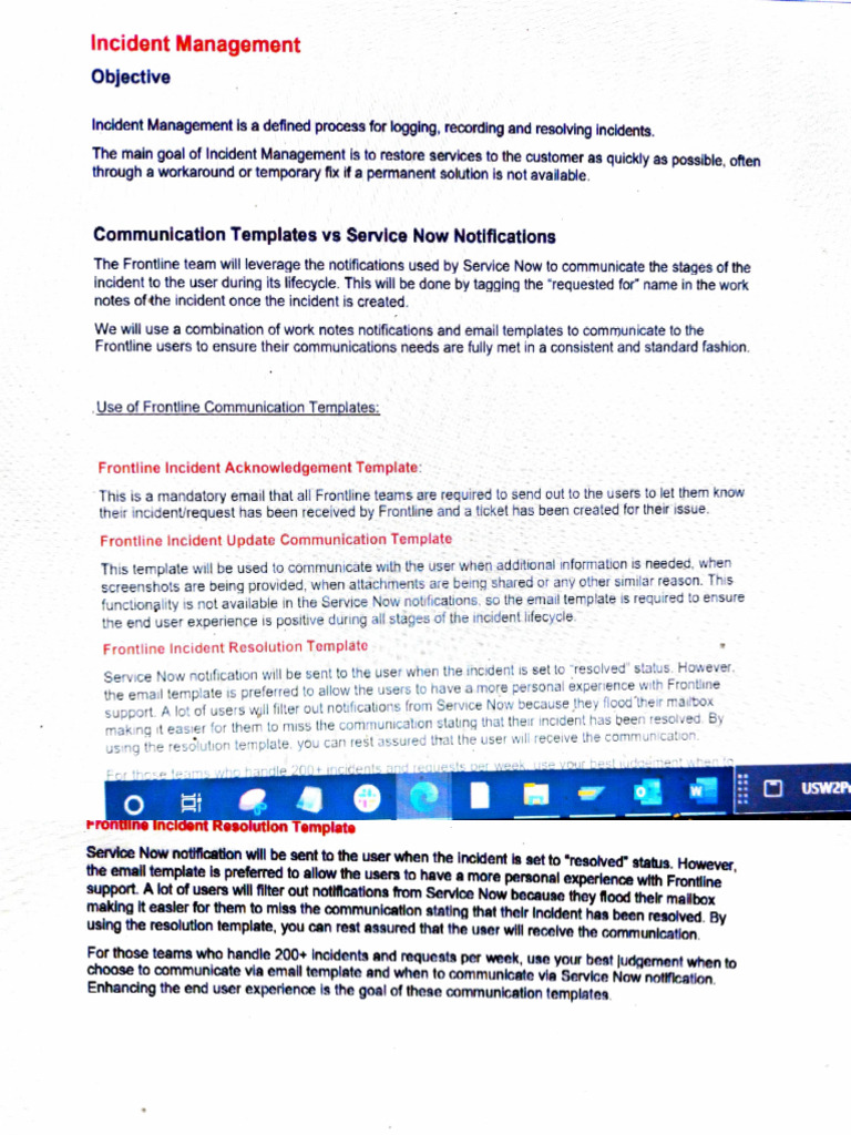 Frontline Work Instructions | PDF | Computing
