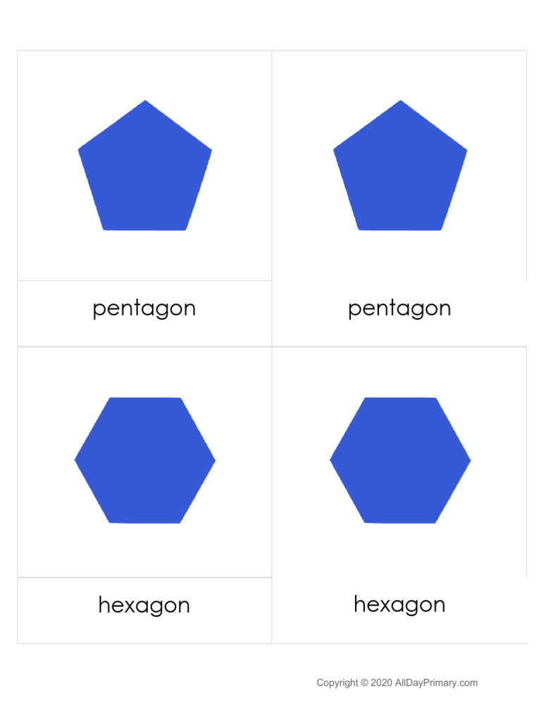 Polygon 3 Part Cards | PDF