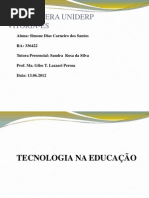 Trabalho de Tecnologia