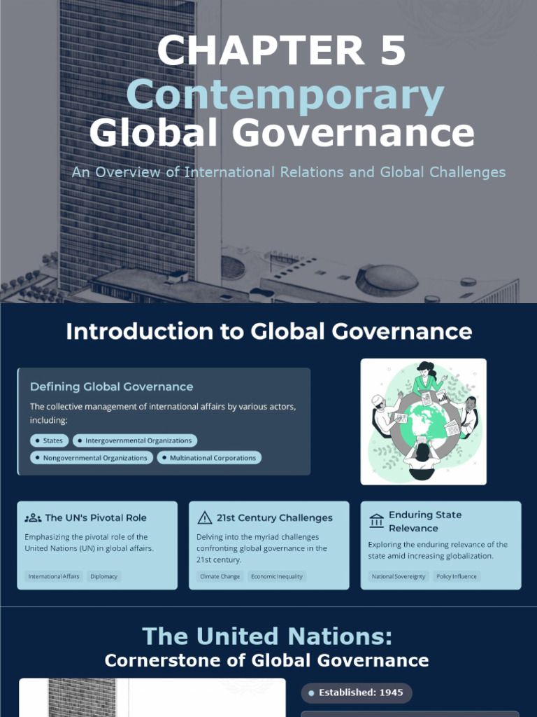 Chapter 5 Contemporary Global Governance | PDF | United Nations ...