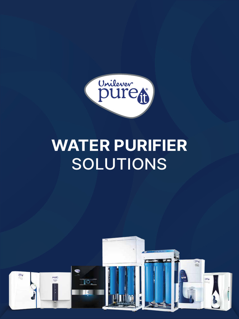 Pureit Corporate Brochure Final v81 | PDF | Water Purification ...