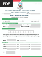 Mwito SACCO Share Transfer Form | PDF