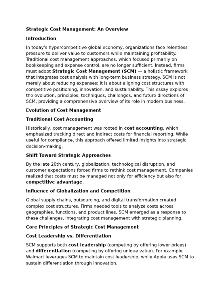 SCM | PDF | Supply Chain Management | Strategic Management