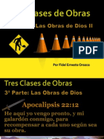 Tres Clases de Obras III -Las Obras de Dios - B