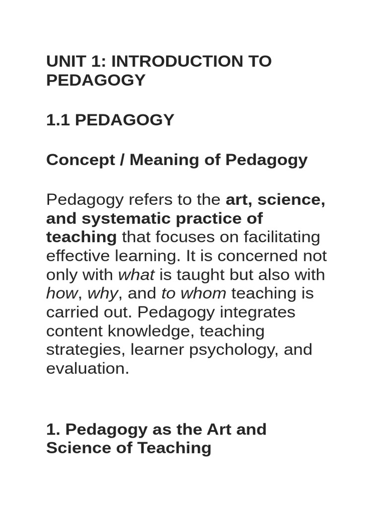 Pedagogical Tools, Techniques and Approaches - 260123 - 181524 | PDF ...