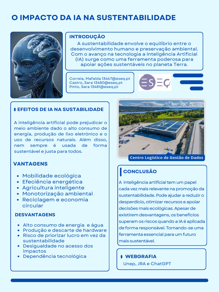 O Impacto Da Ia Sustentabilidade | PDF