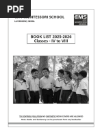 2025-26 School Book List | PDF | Science | Liberal Arts Education