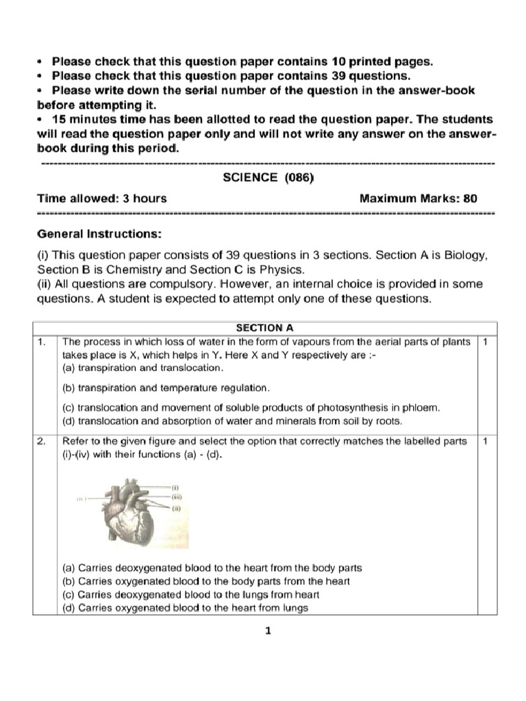 Science Paper 2 | PDF