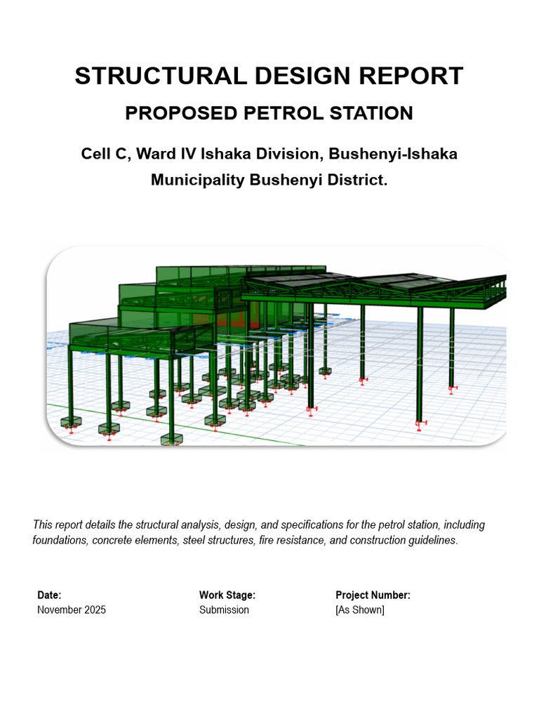 Structural Design Report 1 | PDF | Bending | Concrete