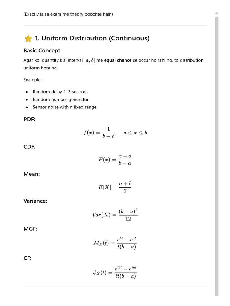 Random Variable Distributions | PDF | Normal Distribution | Probability ...