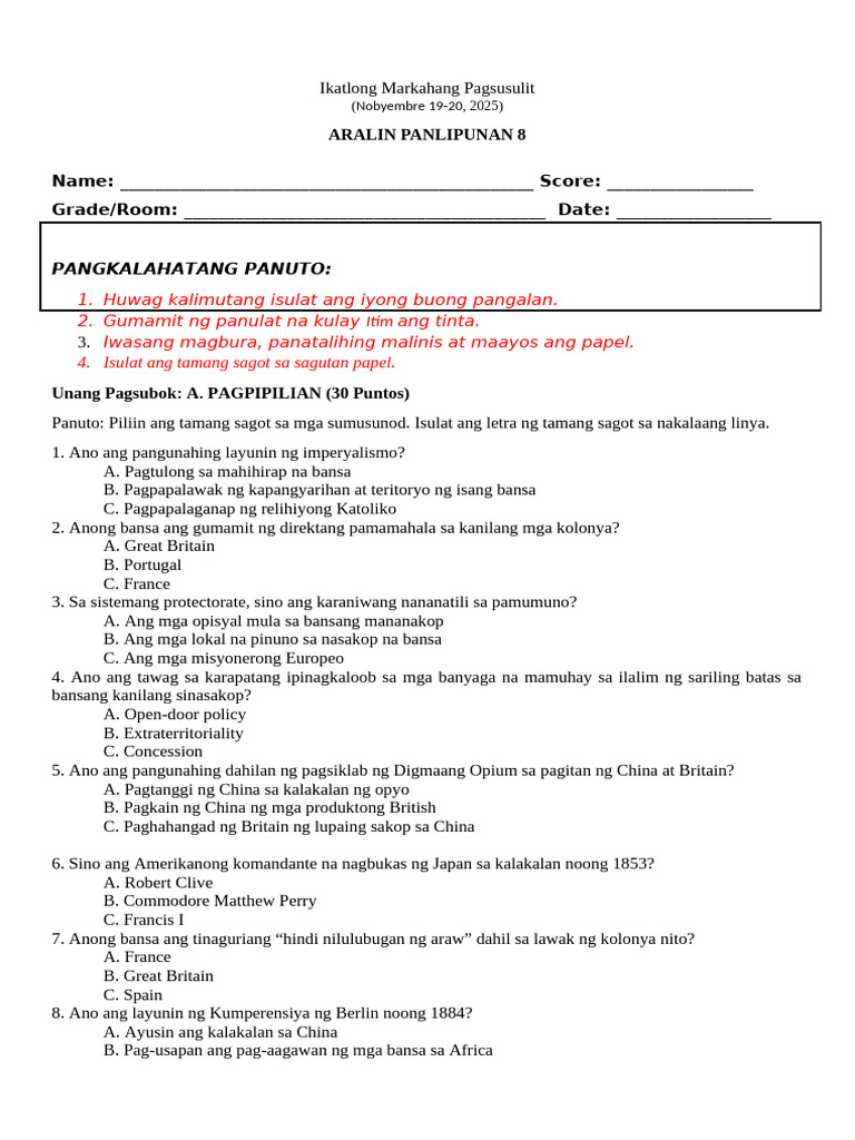3rd Quarter | PDF