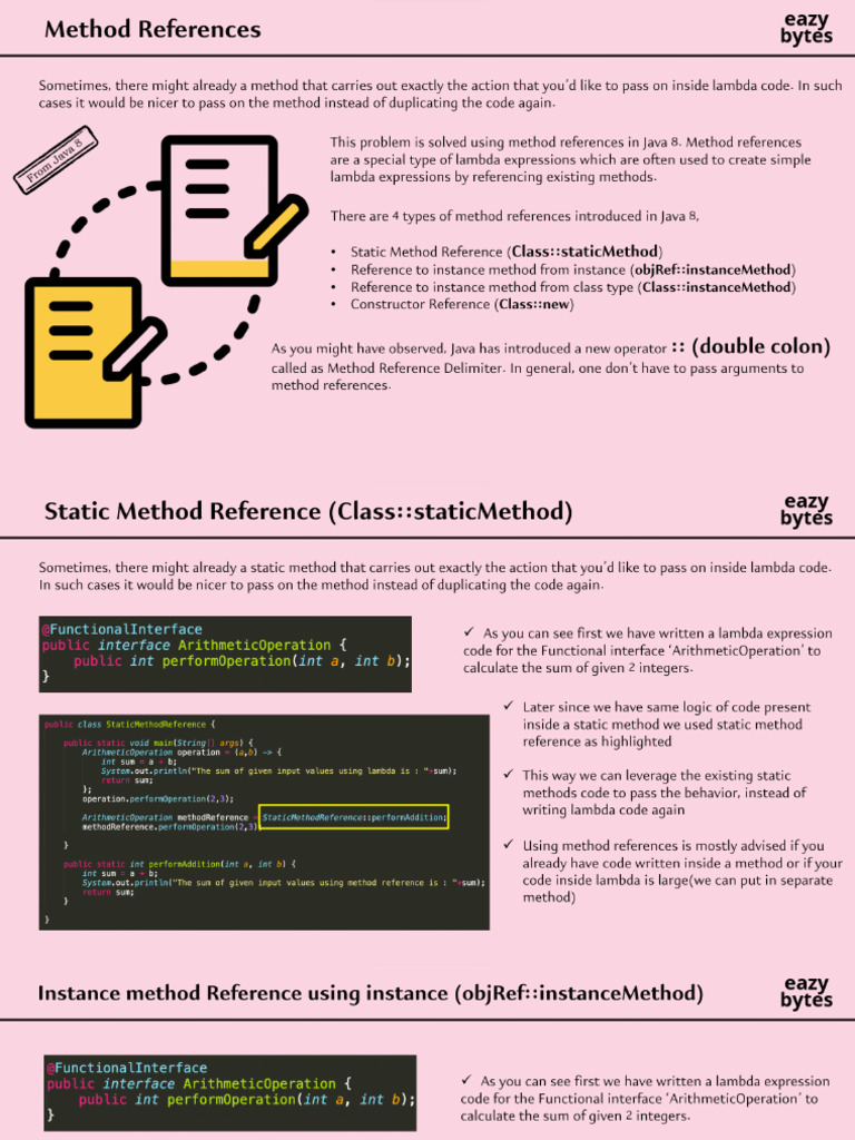 25 Section25 Building Lambda Expressions Using Method References | PDF