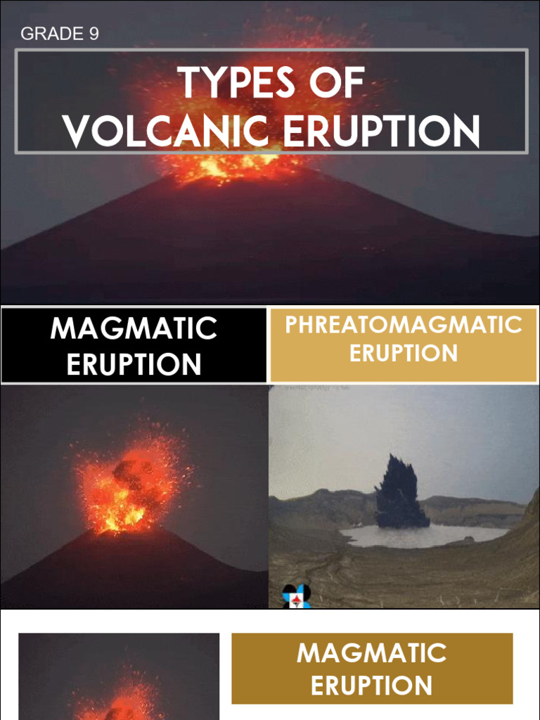 Lms - Types of Volcanic Eruptions | PDF | Lava | Volcano