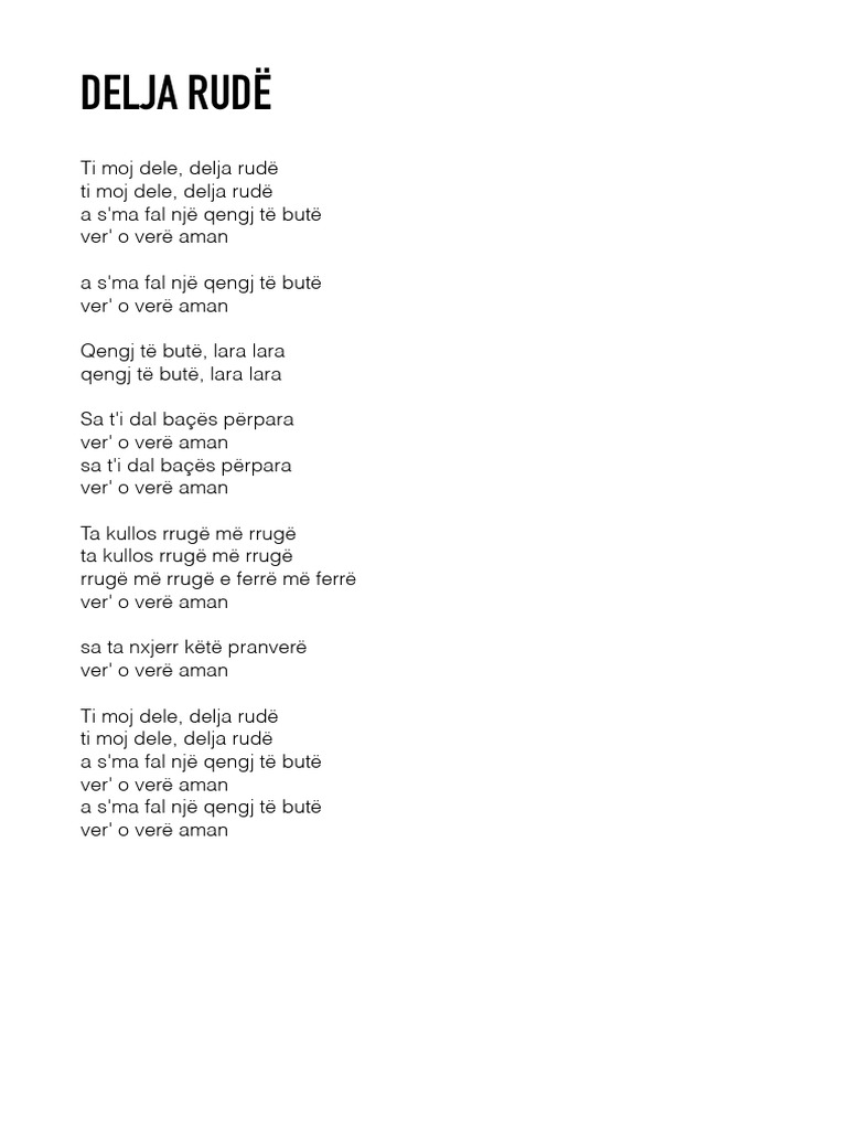 DELJA RUDË | PDF